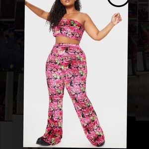 Flare Pants/ Bandeau Set